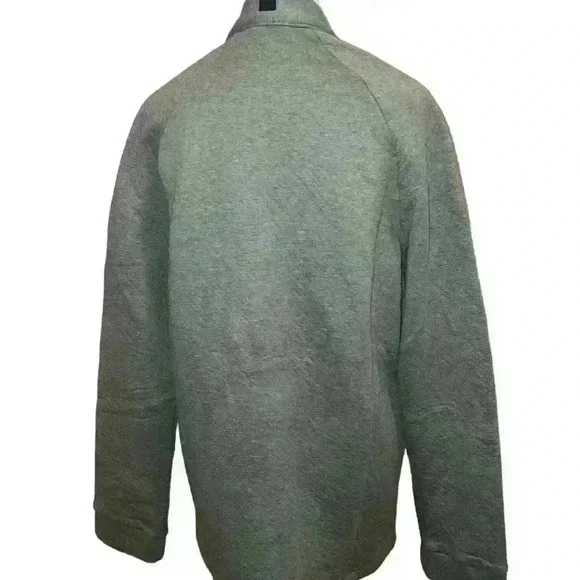 NEW Lunya Lahgo Men’s Restore Double Faced Cardigan Sweater M Green Heather.